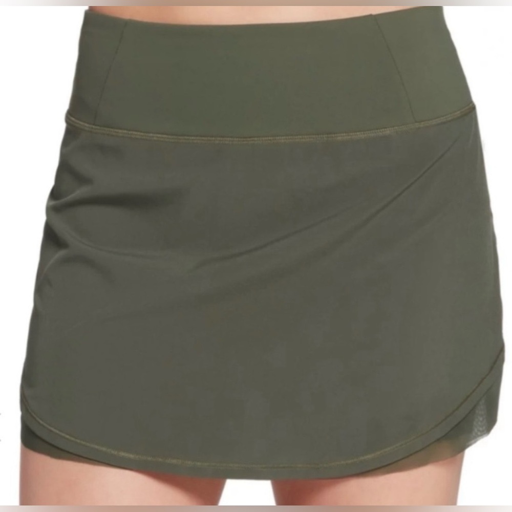 Calia By Carrie Underwood Women Olive Green A-Line Tennis Athletic Skort Size XS